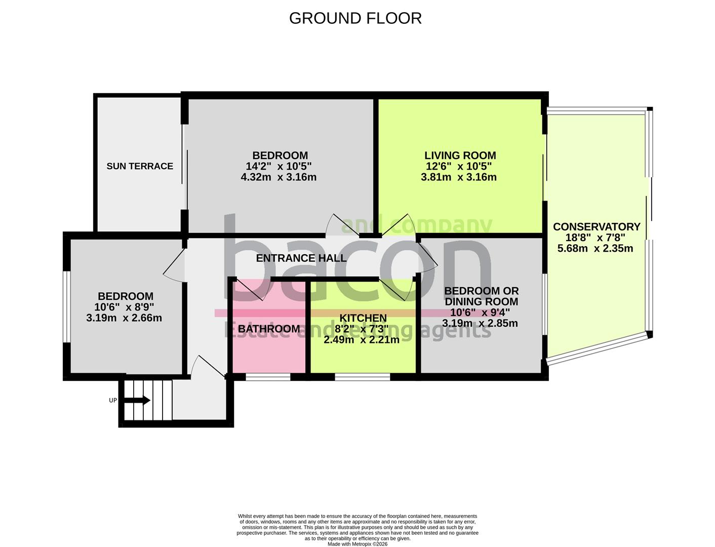 Floor Plan | Bungalow - Semi Detached | Valley Road, Sompting, BN15 | Sold - Subject to Contract